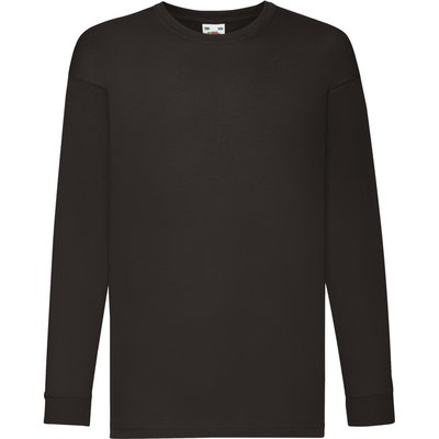 Camiseta manga larga infantil Black 7/8 Ans
