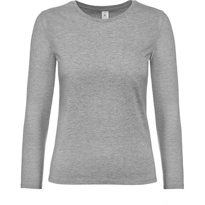 Camiseta manga larga mujer algodón Sport Grey Xl