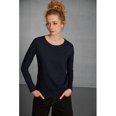 Camiseta manga larga mujer algodón