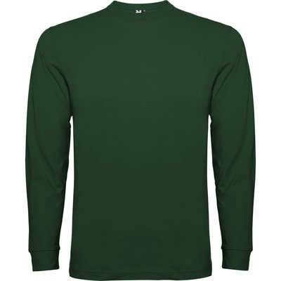 Camiseta Manga Larga con Puños VERDE BOTELLA S