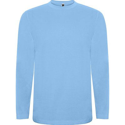 Camiseta Manga Larga Tubular Celeste 3/4