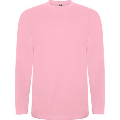 Camiseta Manga Larga Tubular Rosa Claro 11/12