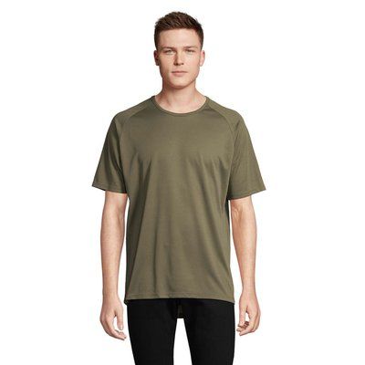 Camiseta Manga Raglán Transpirable Army M