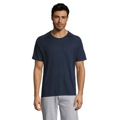 Camiseta Manga Raglán Transpirable French Marino XS