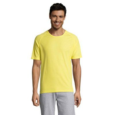 Camiseta Manga Raglán Transpirable Limon S