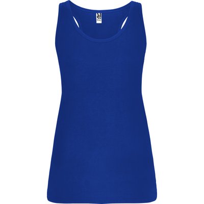 Camiseta Sin Mangas Entallada Espalda Nadadora AZUL ELECTRICO 9/10