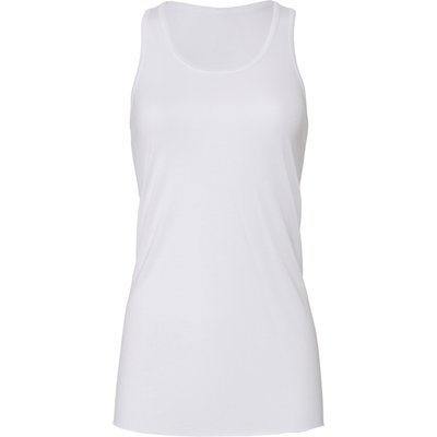 Camiseta sin mangas holgada White L