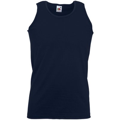 Camiseta sin mangas hombre algodón Deep Navy M