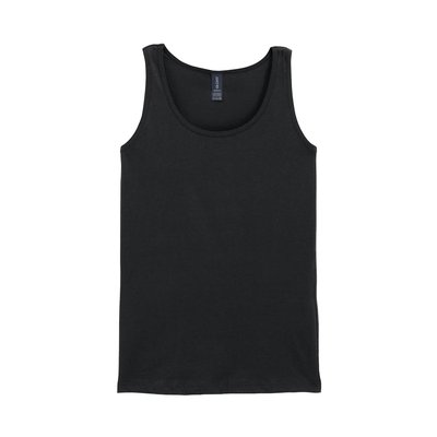 Camiseta sin mangas mujer algodón Black L