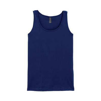 Camiseta sin mangas mujer algodón Navy XL