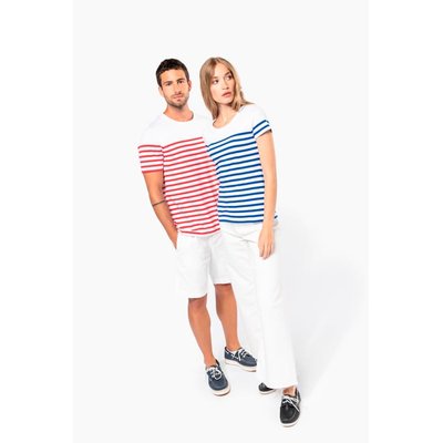 Camiseta marinera de algodón para hombre