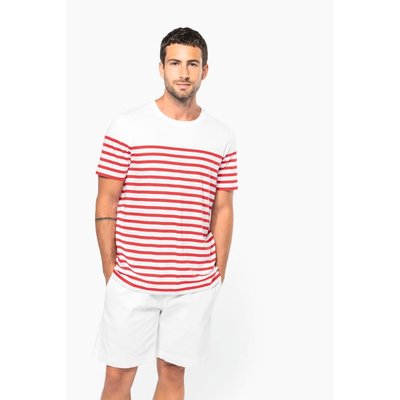 Camiseta marinera de algodón para hombre