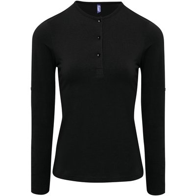 Camiseta marinera mujer manga larga Black M