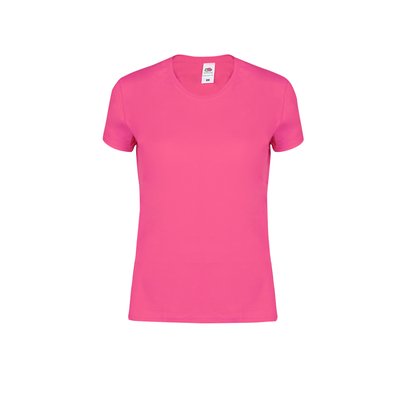 Camiseta Mujer 100% Algodón Fucsi Xs