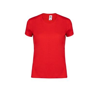 Camiseta Mujer 100% Algodón Roj XL