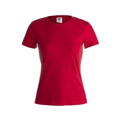Camiseta Mujer Algodón 150g/m2 Rojo L