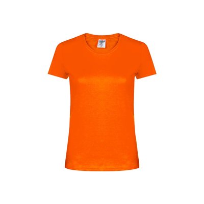Camiseta Mujer Algodón 180g/m2 Naranja XL