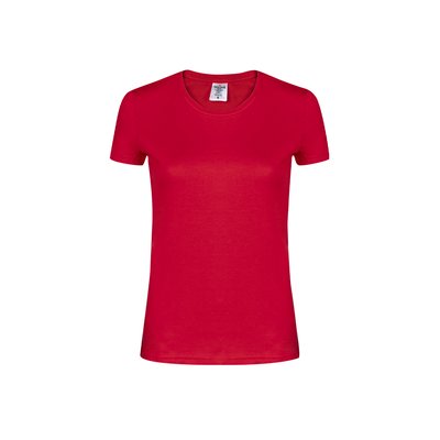 Camiseta Mujer Algodón 180g/m2 Roj M