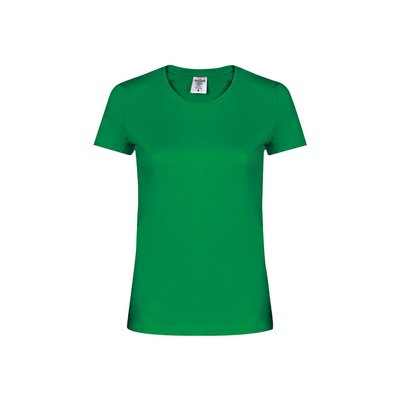 Camiseta Mujer Algodón 180g/m2 Verde M