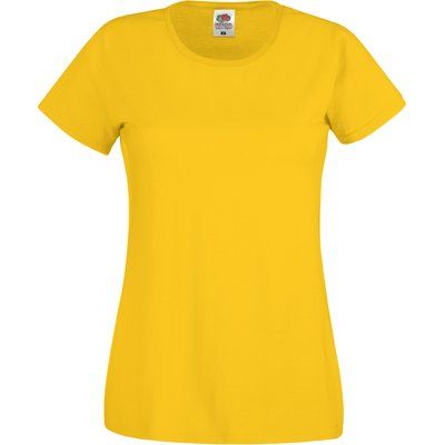 Camiseta mujer algodón cuello redondo entallada Sunflower S