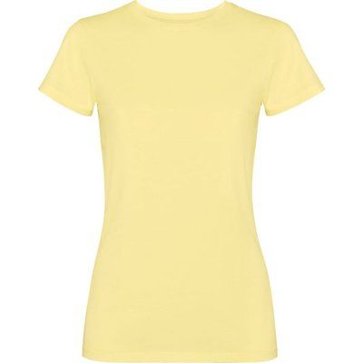 Camiseta mujer algodón efecto desgastado AMARILLO SWEET LAVADO 2XL