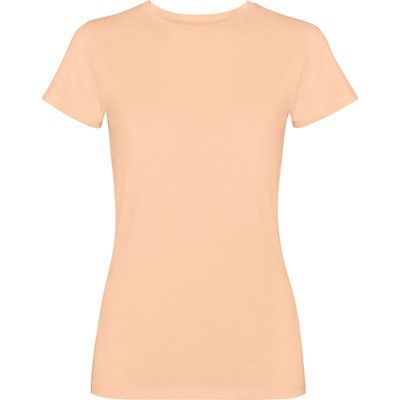 Camiseta mujer algodón efecto desgastado PAPAYA CLARO LAVADO 2XL