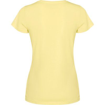 Camiseta mujer algodón efecto desgastado