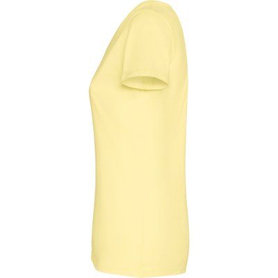Camiseta mujer algodón efecto desgastado