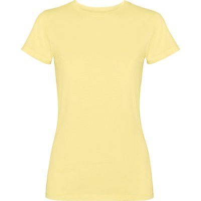 Camiseta mujer algodón efecto desgastado