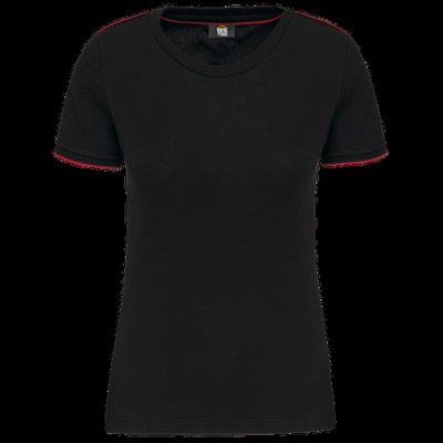 Camiseta mujer antibolitas Black / Red S