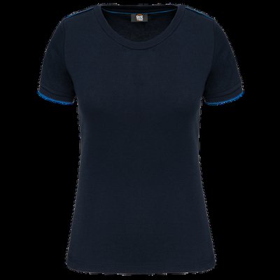 Camiseta mujer antibolitas Navy / Light Royal Blue M