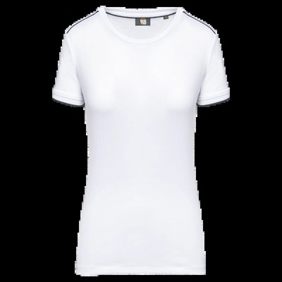 Camiseta mujer antibolitas White / Navy Xl