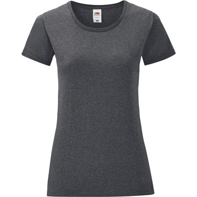 Camiseta mujer atemporal Dark Heather Grey XL
