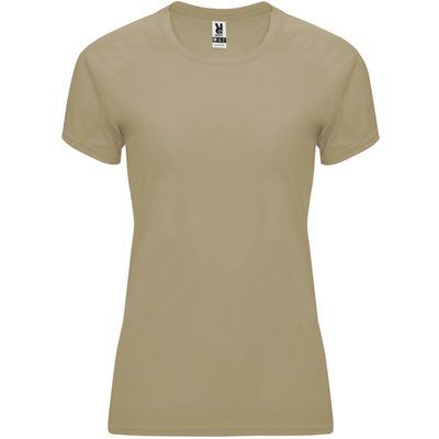 Camiseta Mujer Control Dry Entallada ARENA OSCURO 2XL