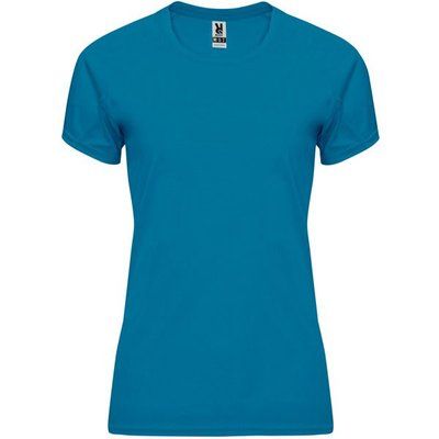 Camiseta Mujer Control Dry Entallada AZUL LUZ DE LUNA S