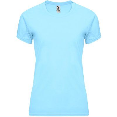 Camiseta Mujer Control Dry Entallada CELESTE XL