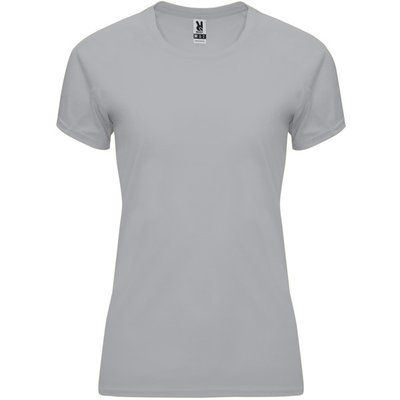 Camiseta Mujer Control Dry Entallada Gris 2XL