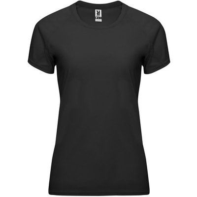 Camiseta Mujer Control Dry Entallada Negro 2XL