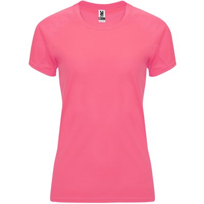 Camiseta Mujer Control Dry Entallada ROSA LADY FLUOR S