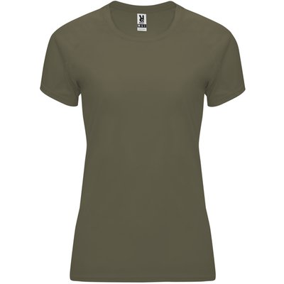 Camiseta Mujer Control Dry Entallada Verde militar L
