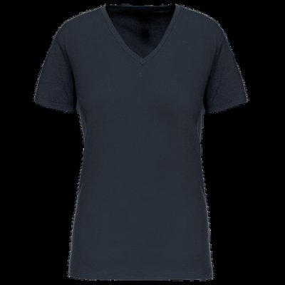 Camiseta de mujer cuello de pico Navy 3XL