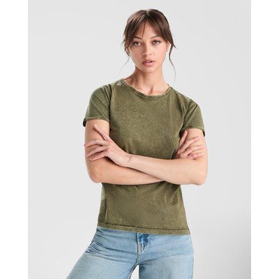 Camiseta Mujer Efecto Jeans