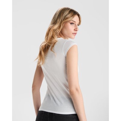 Camiseta mujer entallada manga corta