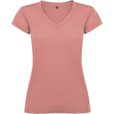 Camiseta de mujer manga corta entallada Naranja Clay 2Xl