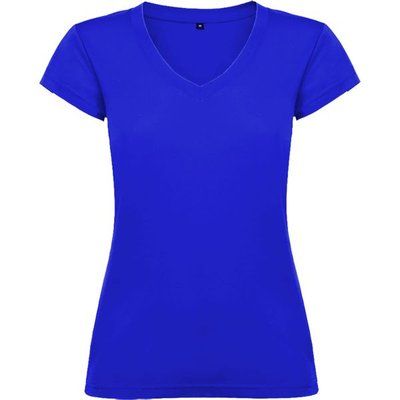 Camiseta de mujer manga corta entallada Royal L