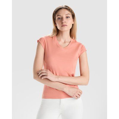 Camiseta de mujer manga corta entallada
