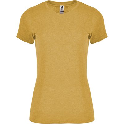Camiseta mujer manga corta Mostaza Vigore L
