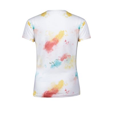 Camiseta Mujer Poliester Cuello Redondo Estampada