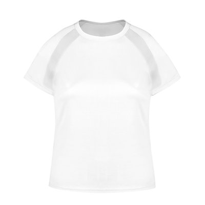Camiseta Mujer Poliéster Transpirable Bla M