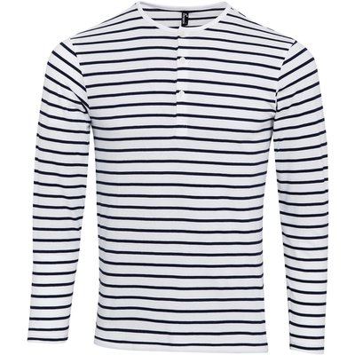 Camiseta navy manga larga White / Navy Xs